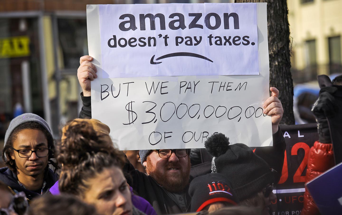 amazon-protest-nyc