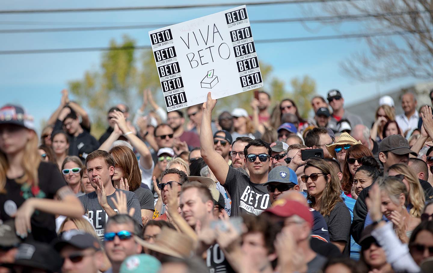 Beto O'Rourke supporters