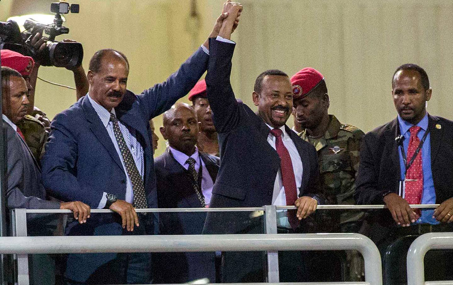 Ethiopian and Eritrean Presidents