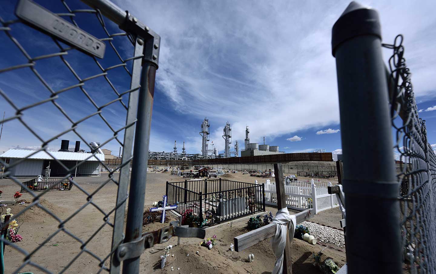 san juan gas plant and cemetery