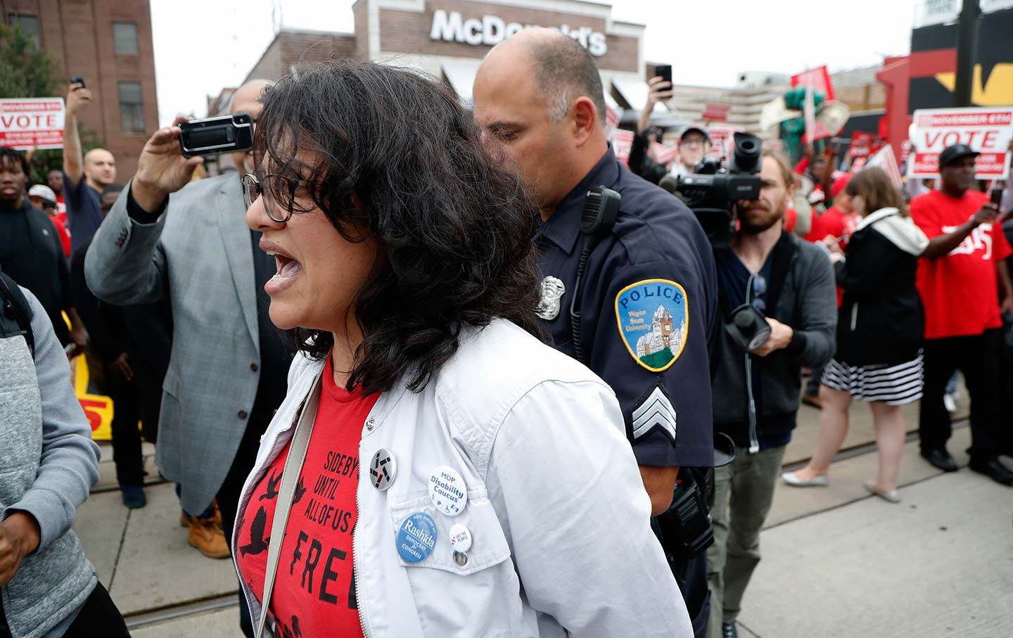 Tlaib Protest