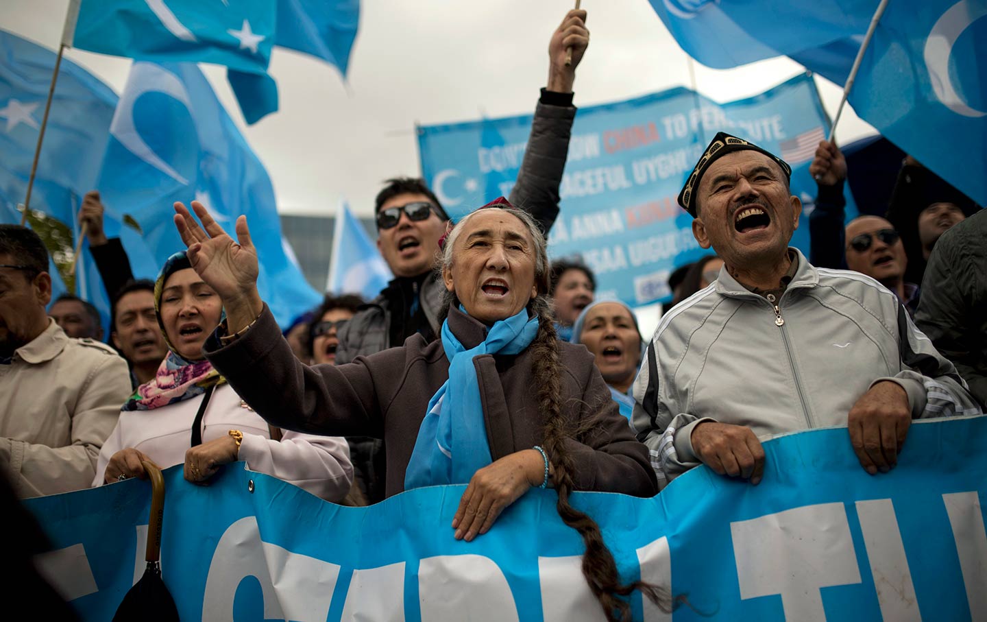 Uyghur Protest Belgium