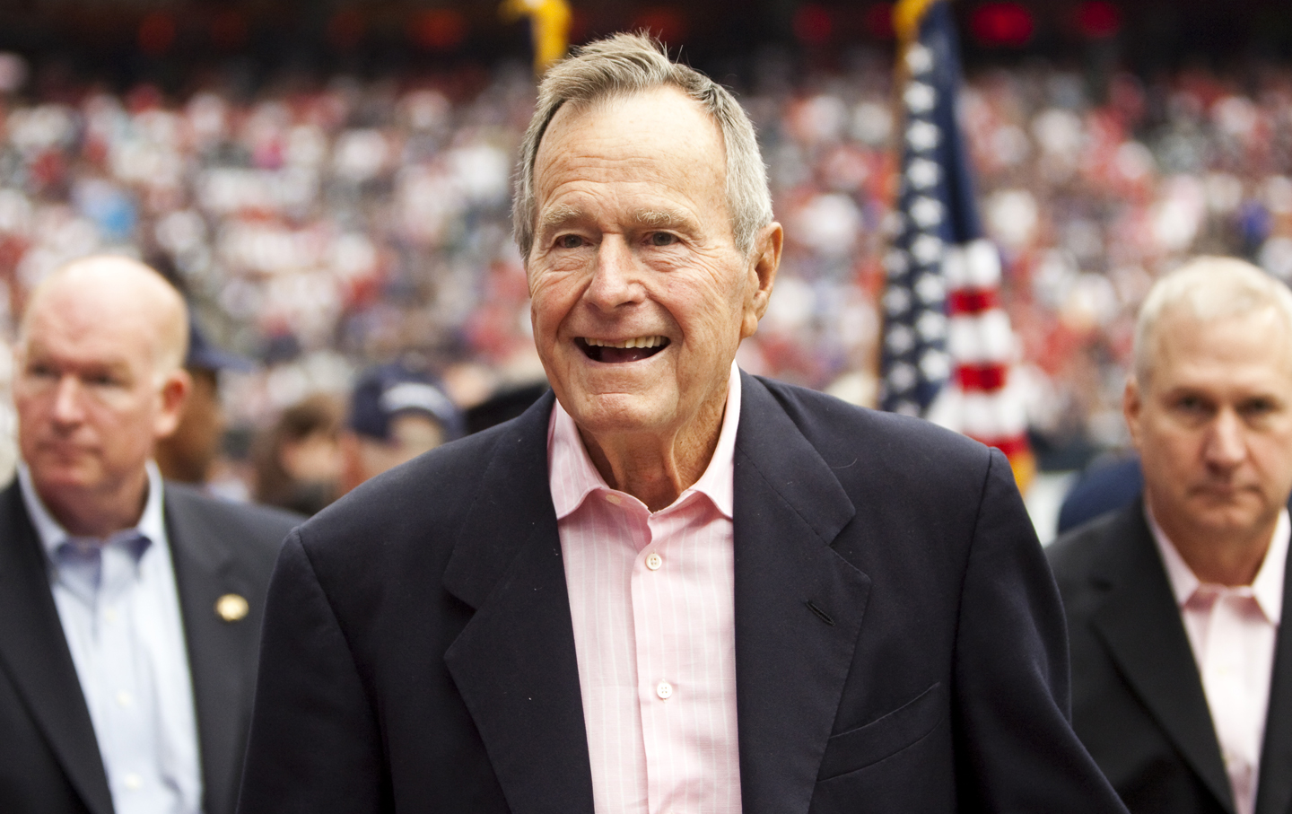 President George HW Bush in 2010