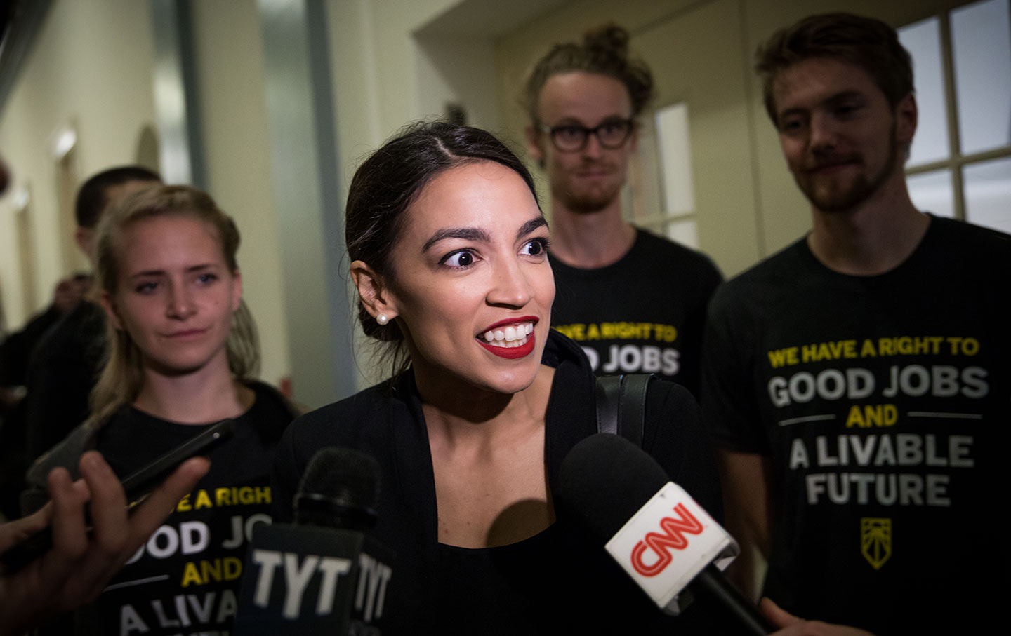 Alexandria Ocasio-Cortez Sunrise Movement