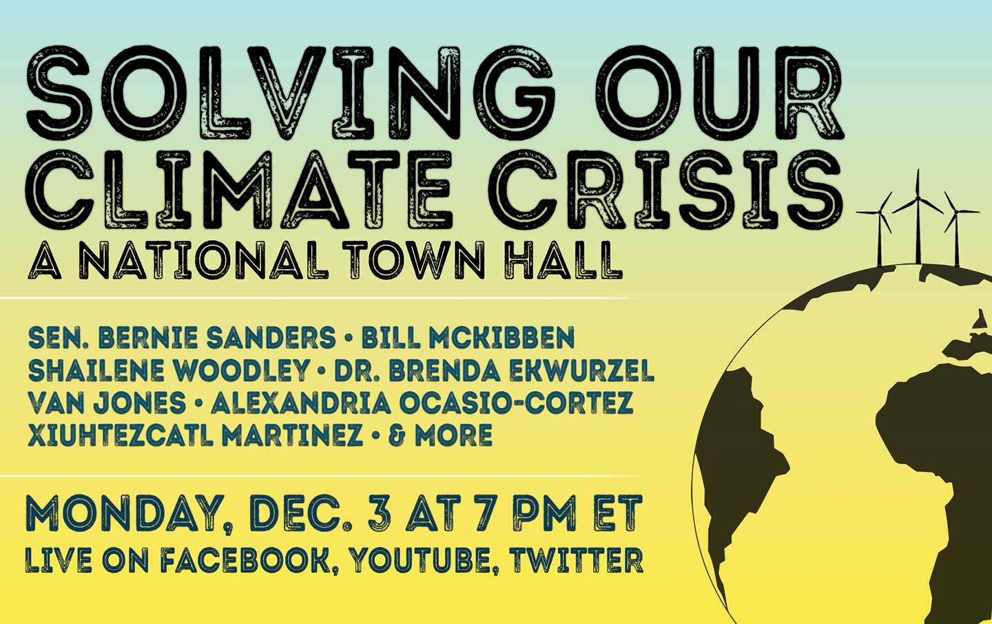 LIVE: Solving Our Climate Crisis, a National Town Hall