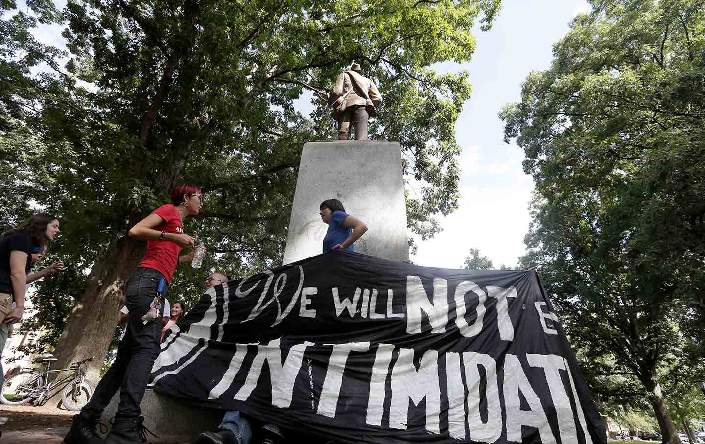 Silent Sam protest