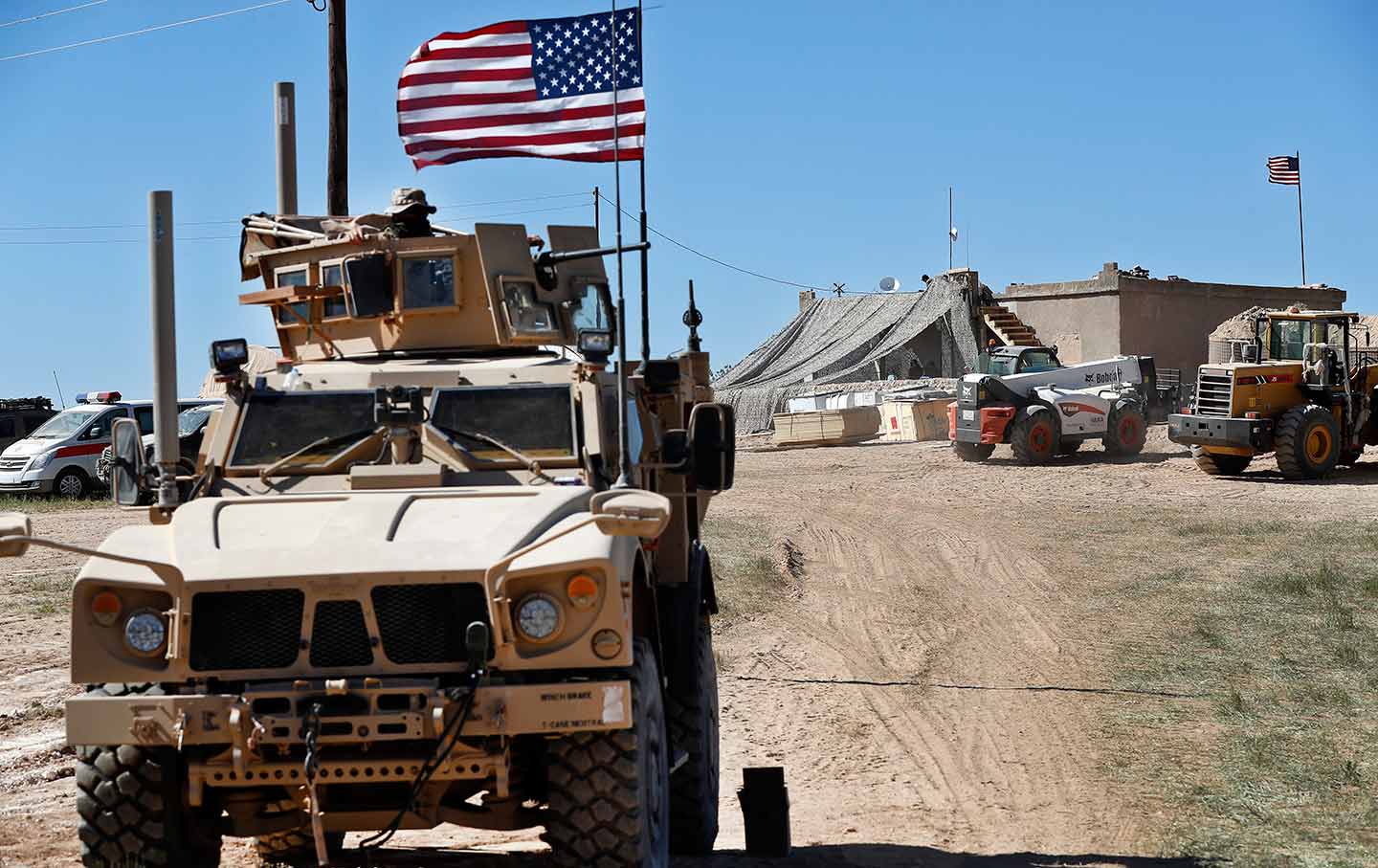 us flag vehicle syria