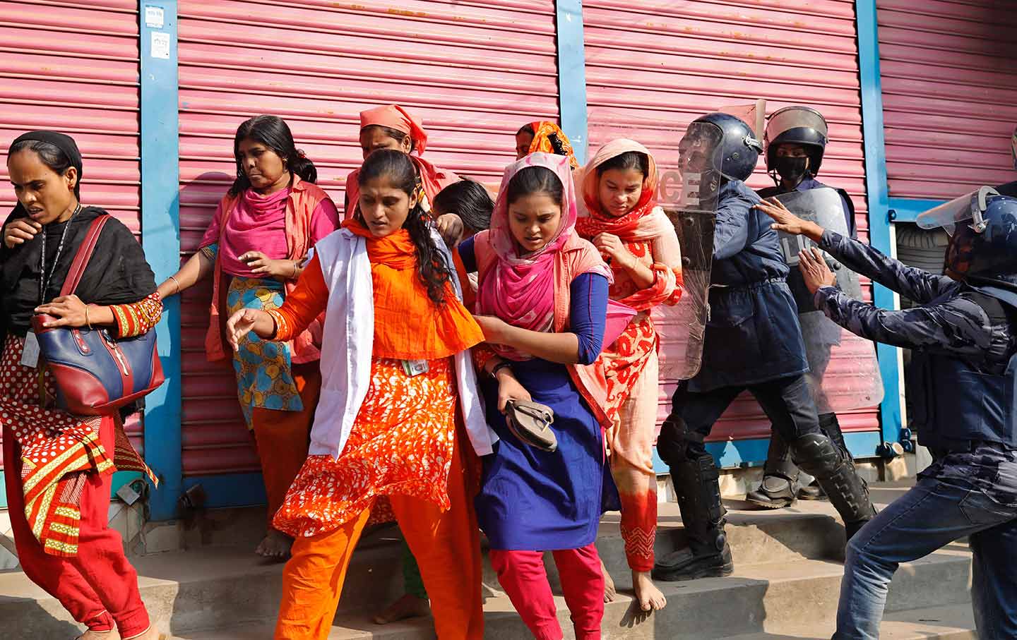 Bangladesh garment workers protest