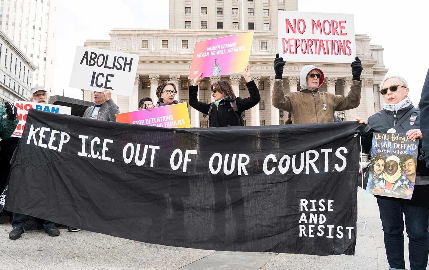 Anti-ICE Rally NYC