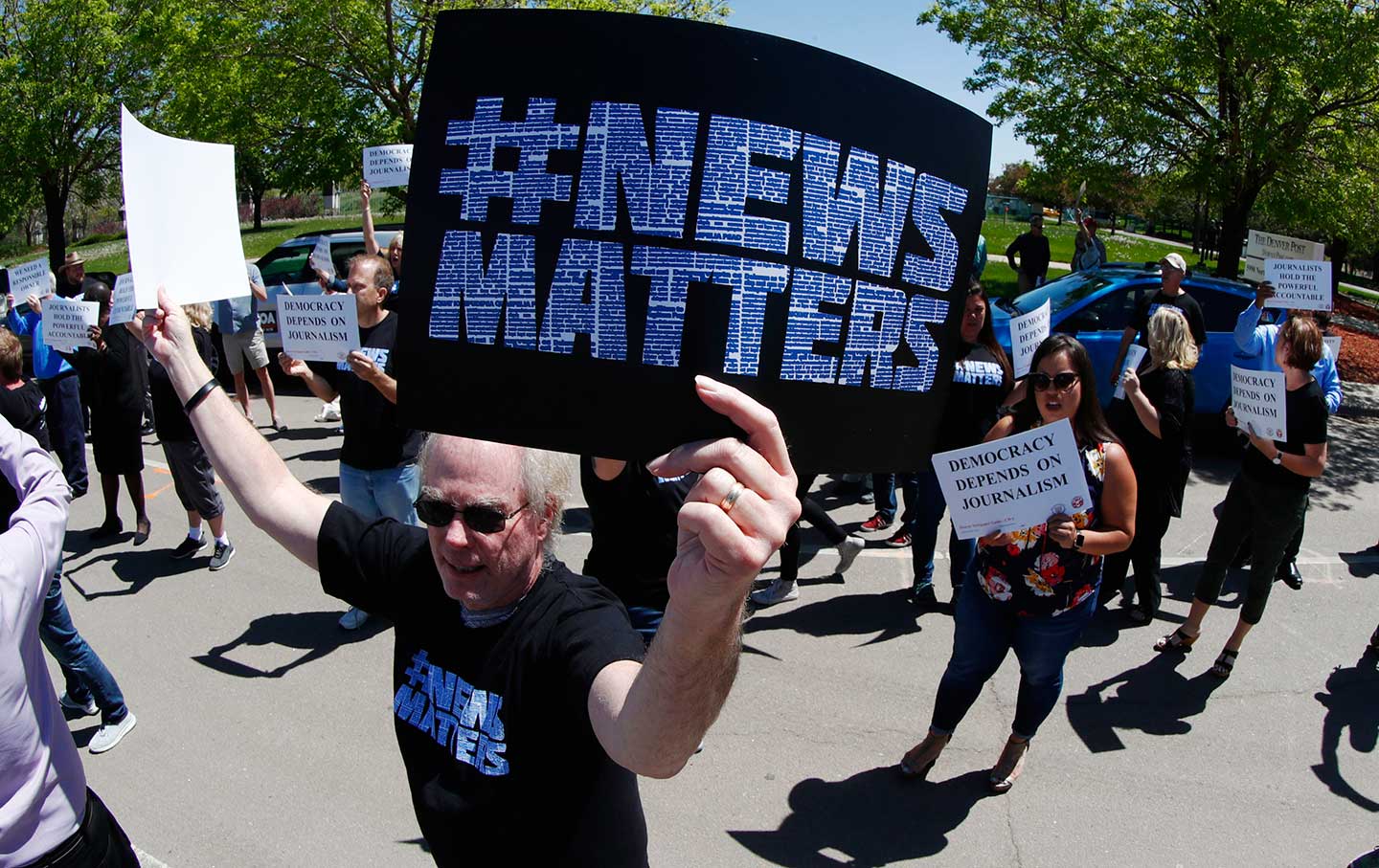 Denver Post protests