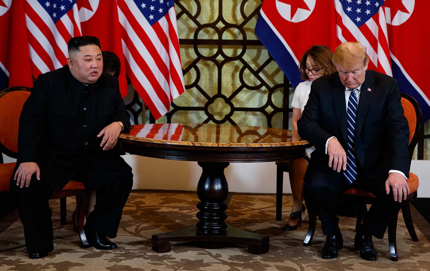 Trump and Kim in Vietnam