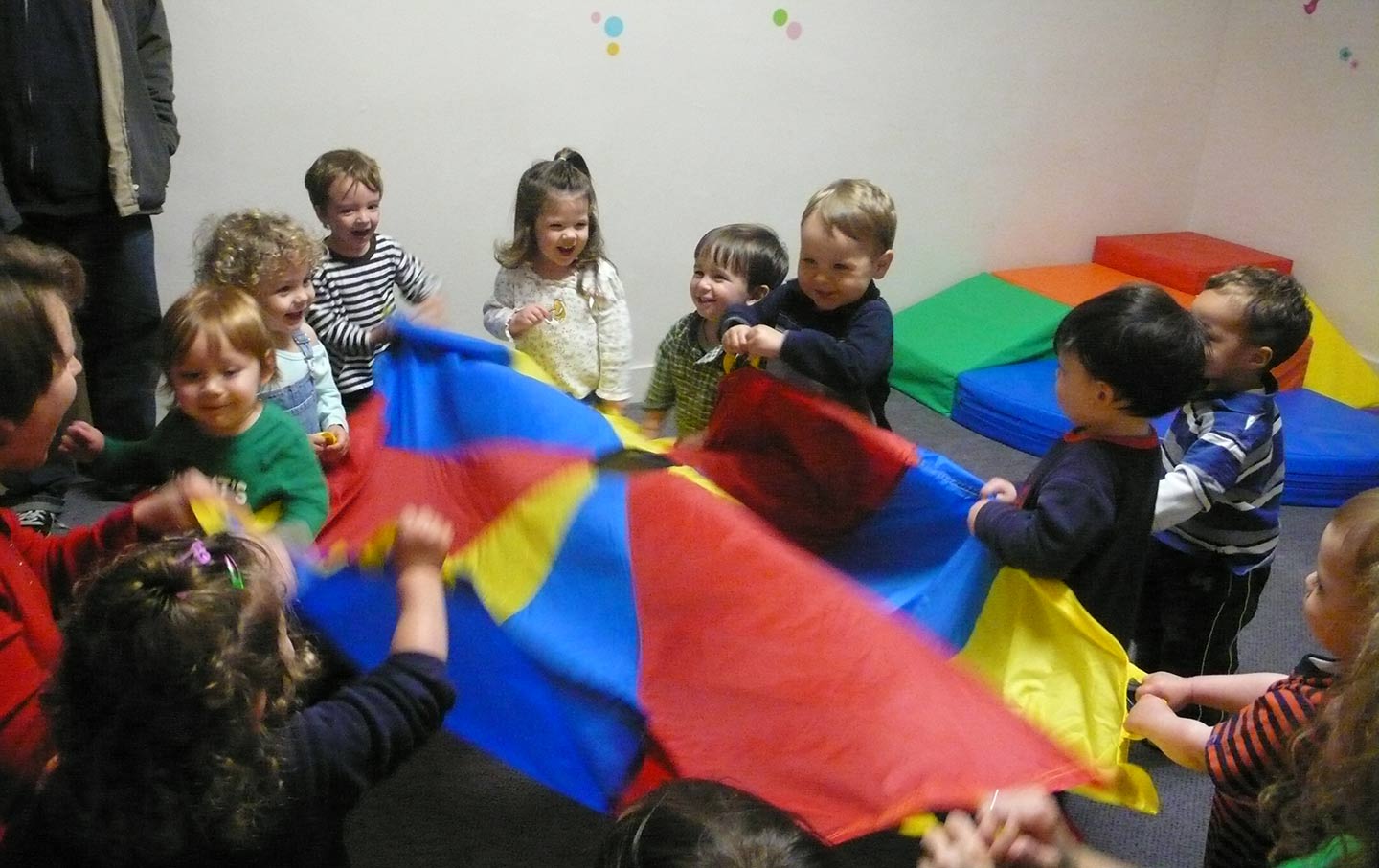 Children at a daycare in California