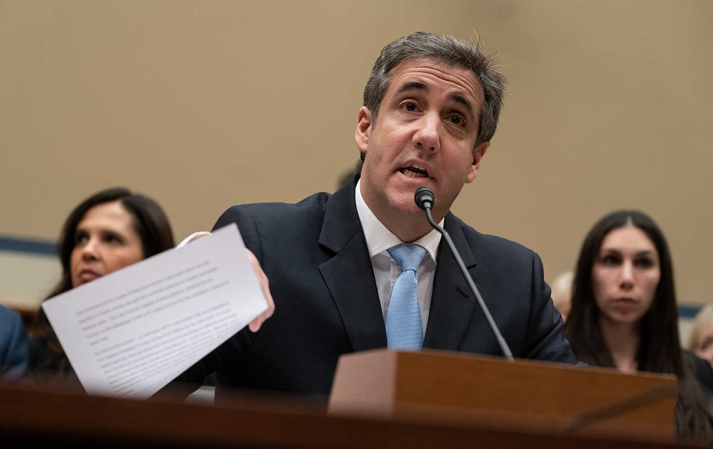 MIchael Cohen testifying