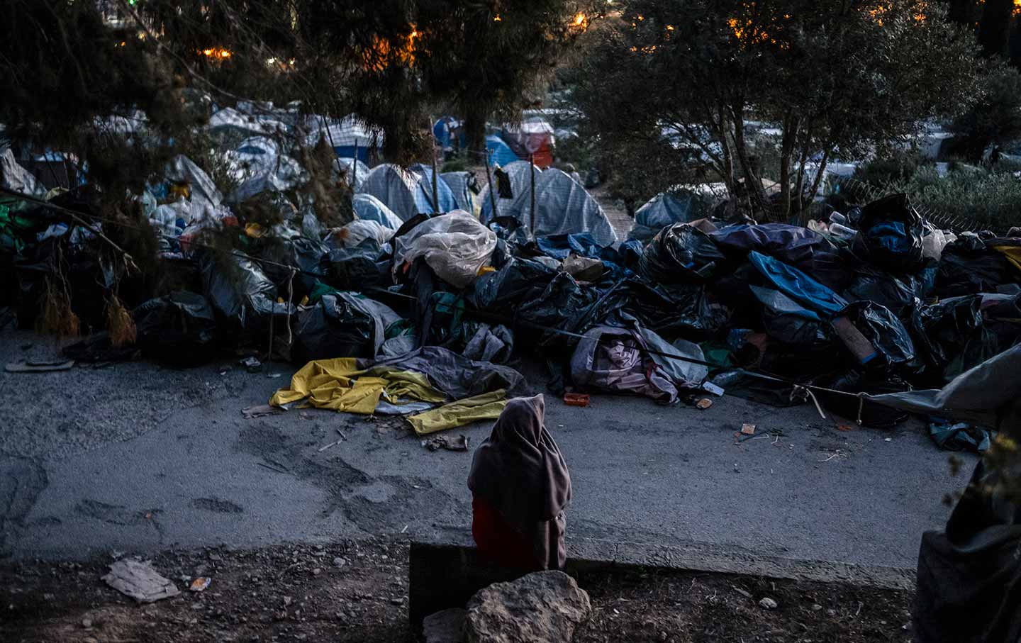 Samos, Greece refugee camp