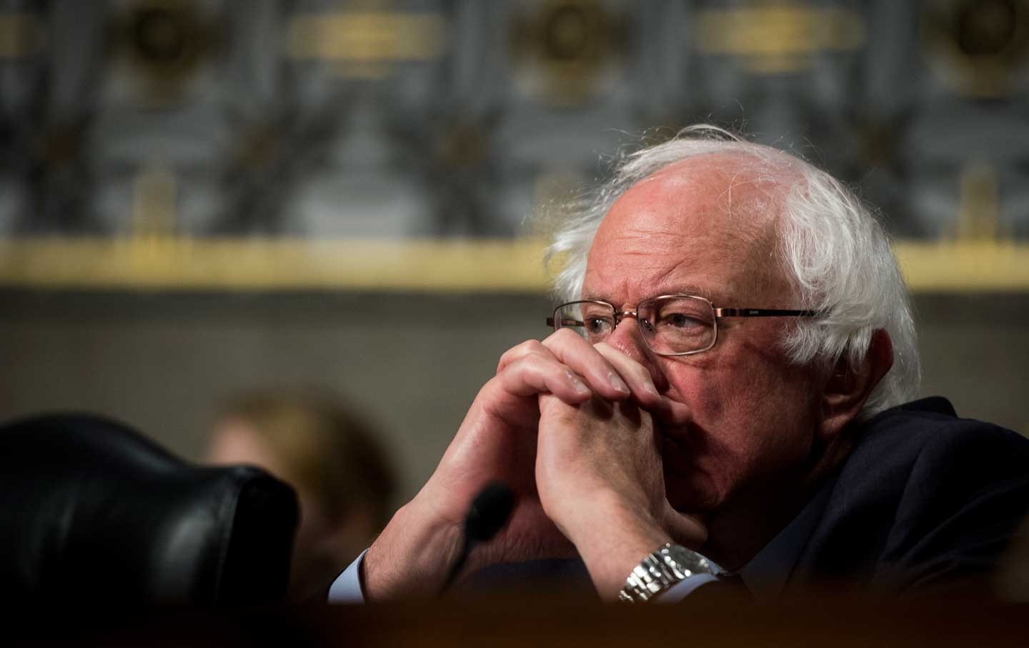 Bernie Sanders In Thought