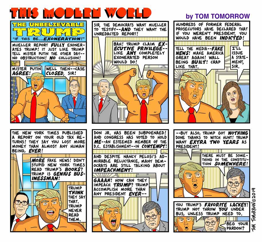 Tom Tomorrow cartoon