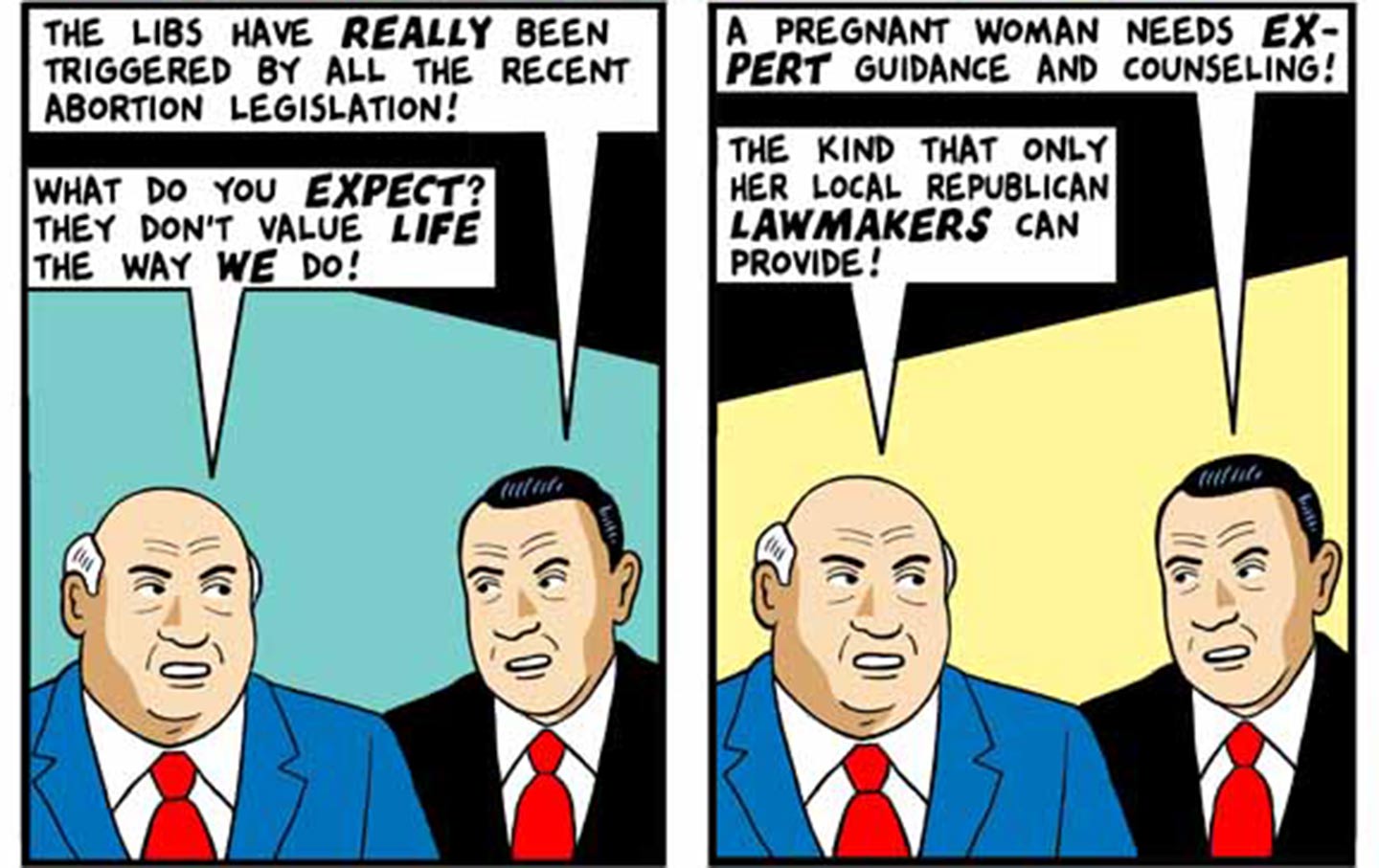 Tom Tomorrow cartoon