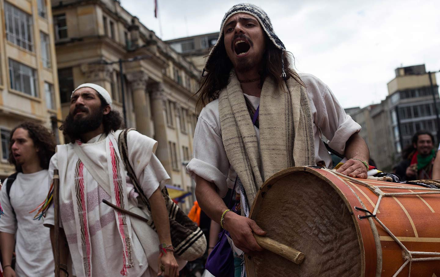 Indigenous-Colombian Protest