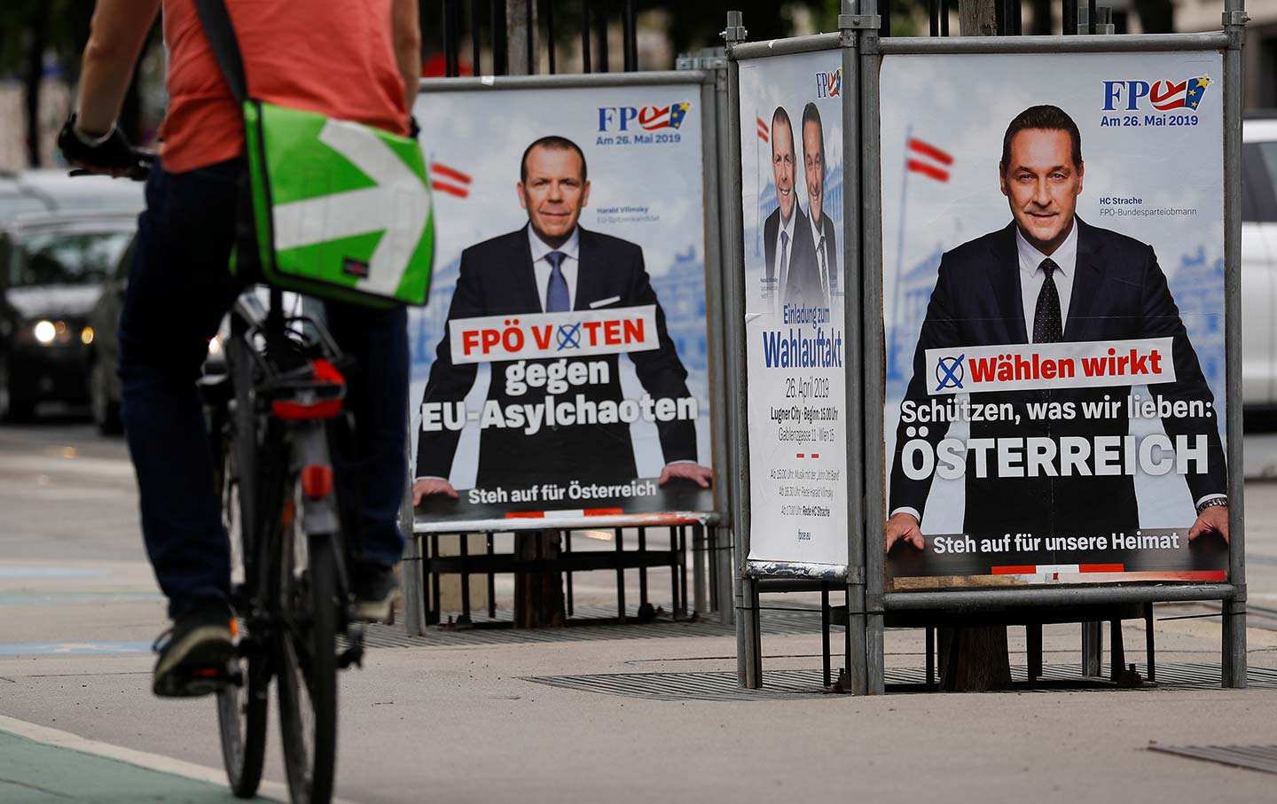 Austrian Freedom Party campaign posters