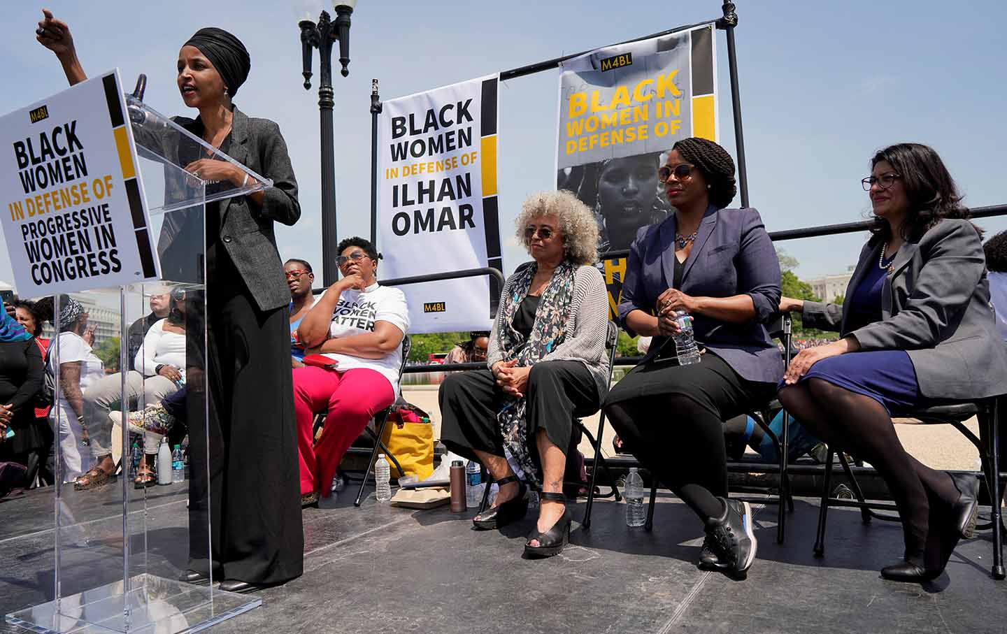 Ilhan Omar rally