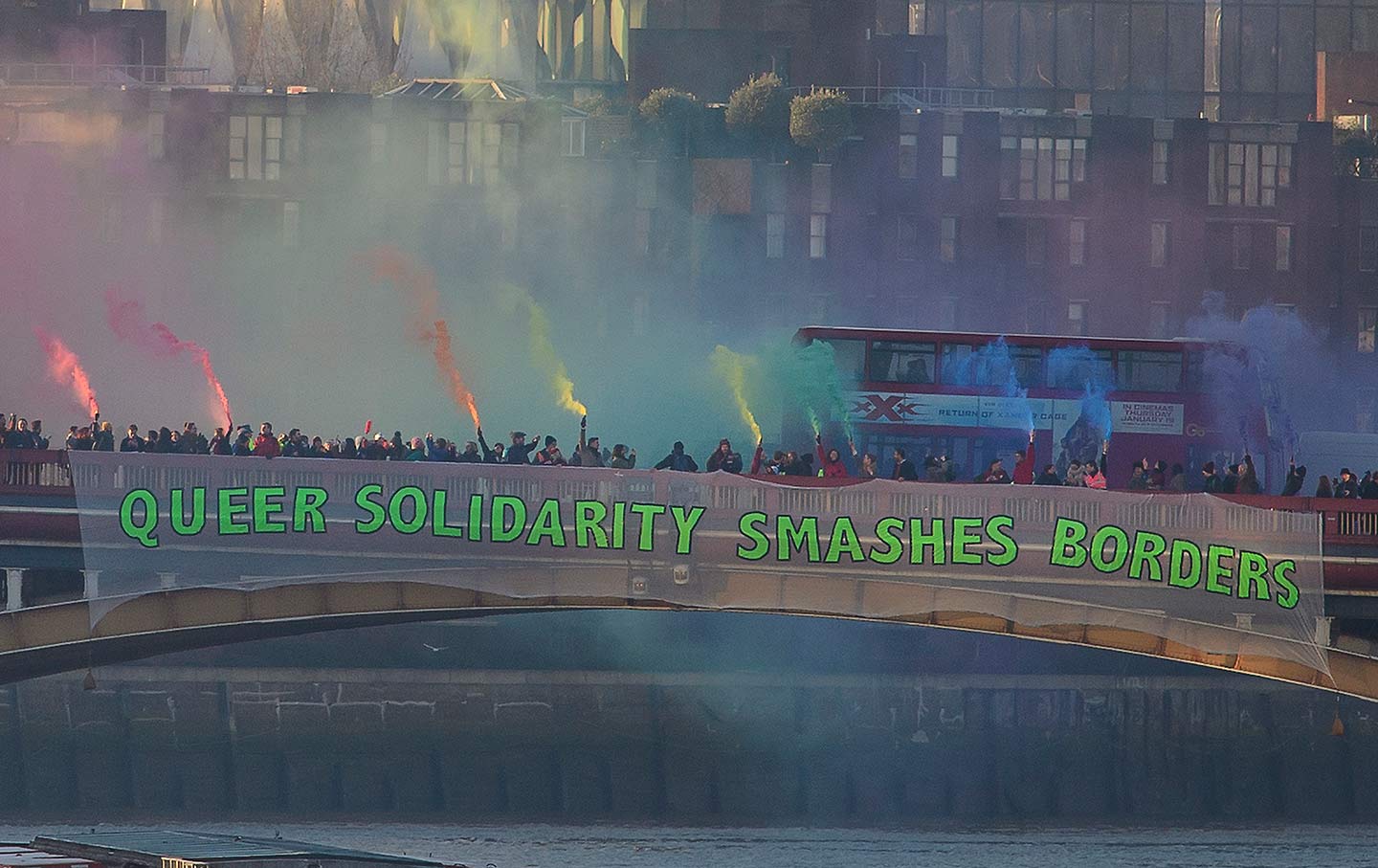 LGBTQ solidarity protest