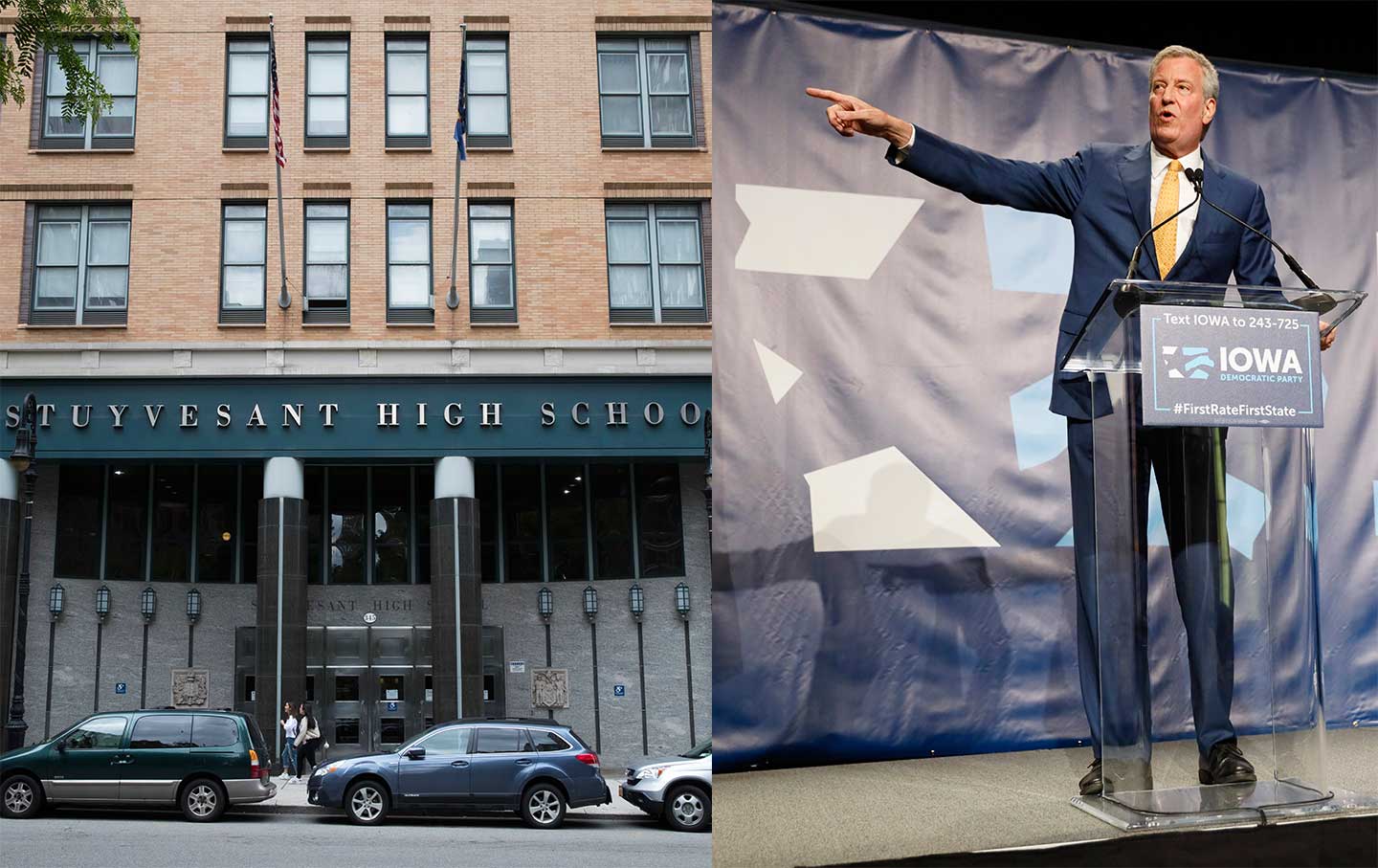 Stuyvesant High School/Bill de Blasio