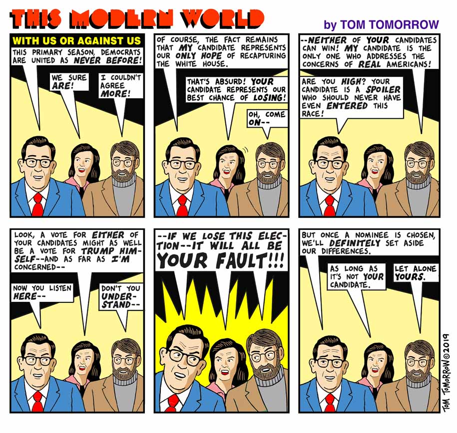Tom Tomorrow cartoon