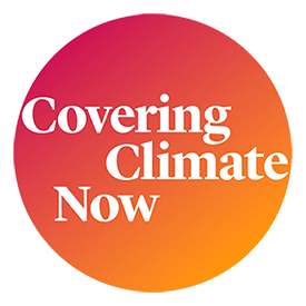 Couvrir le logo Climate Now