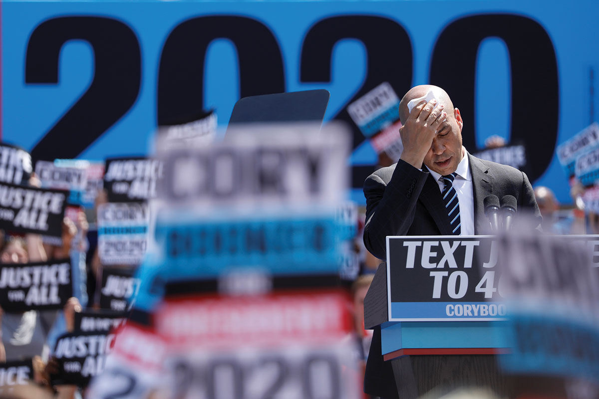 Why Is Cory Booker Still Running For President?