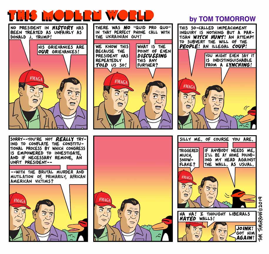 Tom Tomorrow cartoon