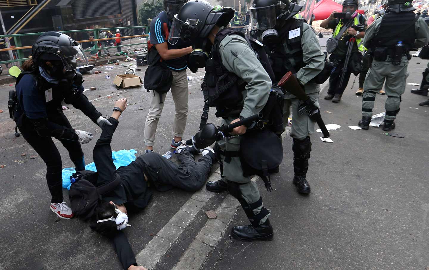 The Hong Kongers Building a Case Against the Police