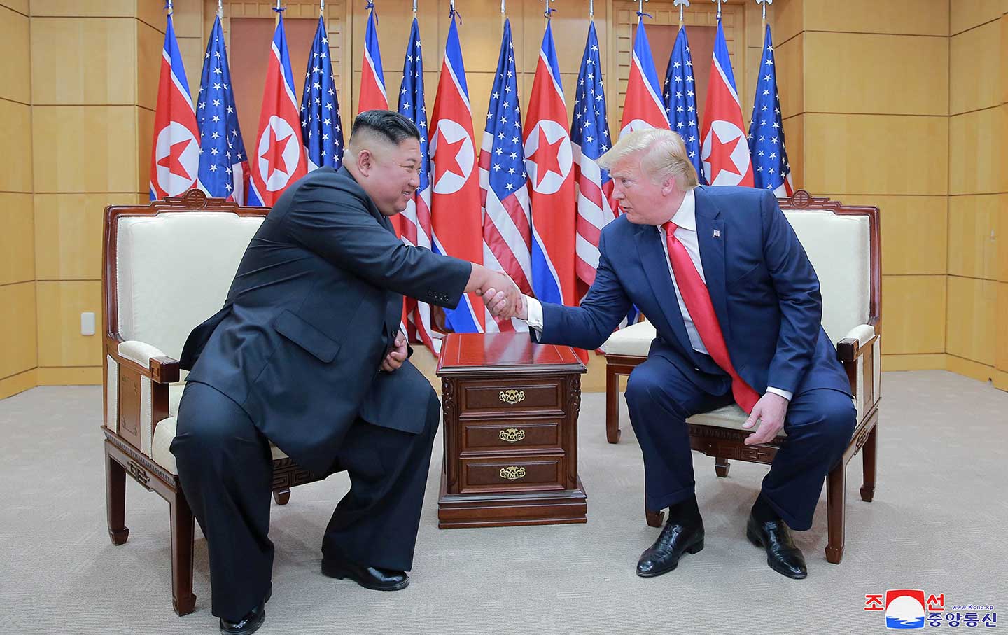Trump and Kim 2019