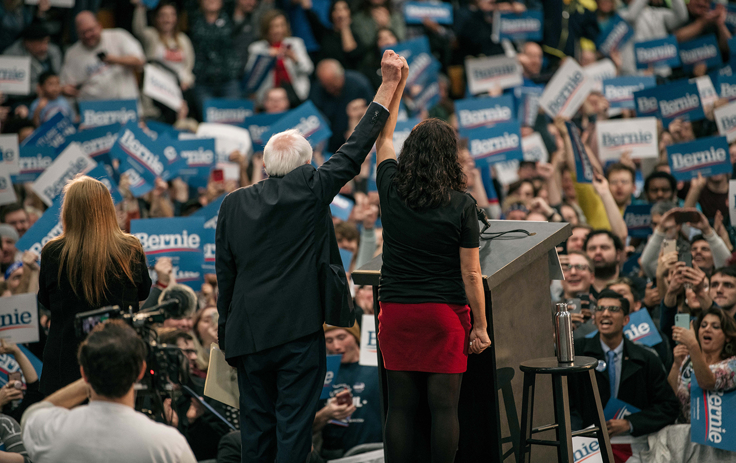 Bernie Sanders Holds Campaign Rally In Detroit With Rep. Rashida Tlaib