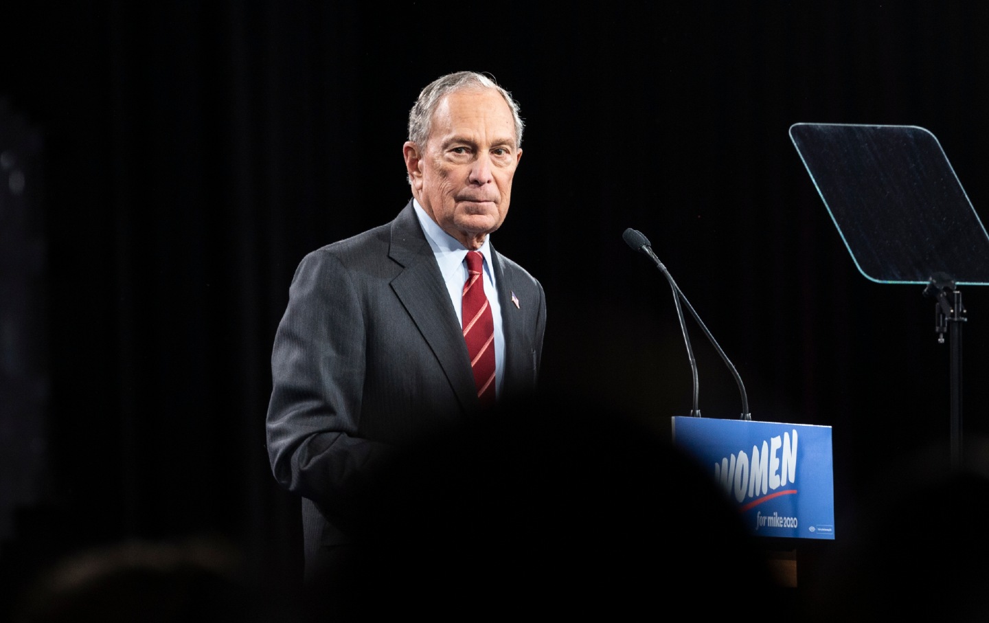 Mike Bloomberg Democratic Presidential candidate speaks during the 2020 launch Women for Mike at Sheraton New York