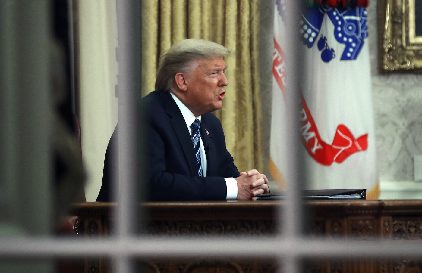 President Trump Addresses Nation From White House On Coronavirus