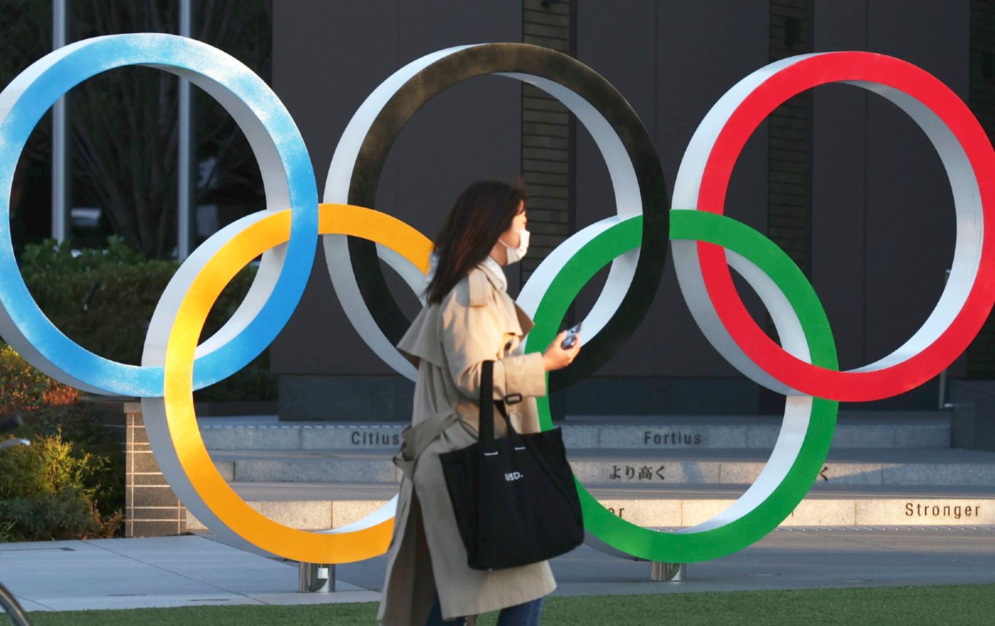 Olympic rings in Tokyo