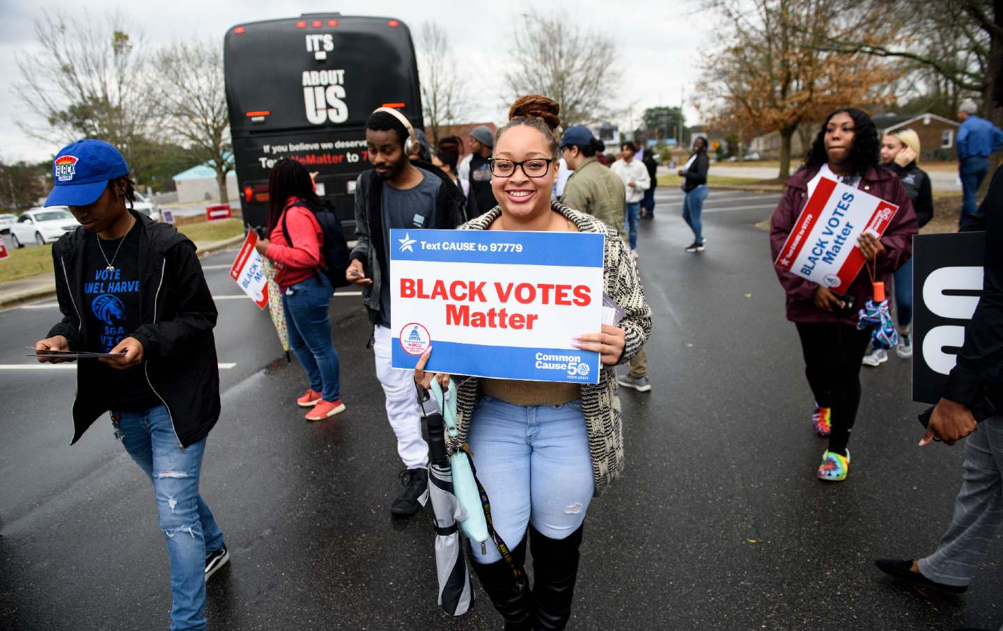Students promote black voter engagement