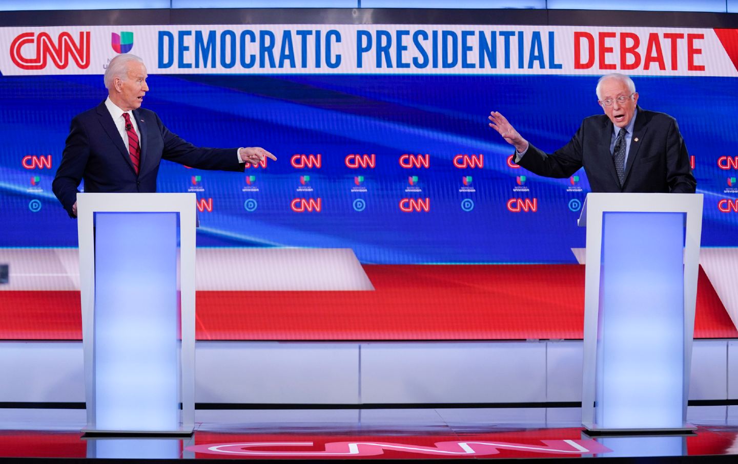 Biden and Sanders debate