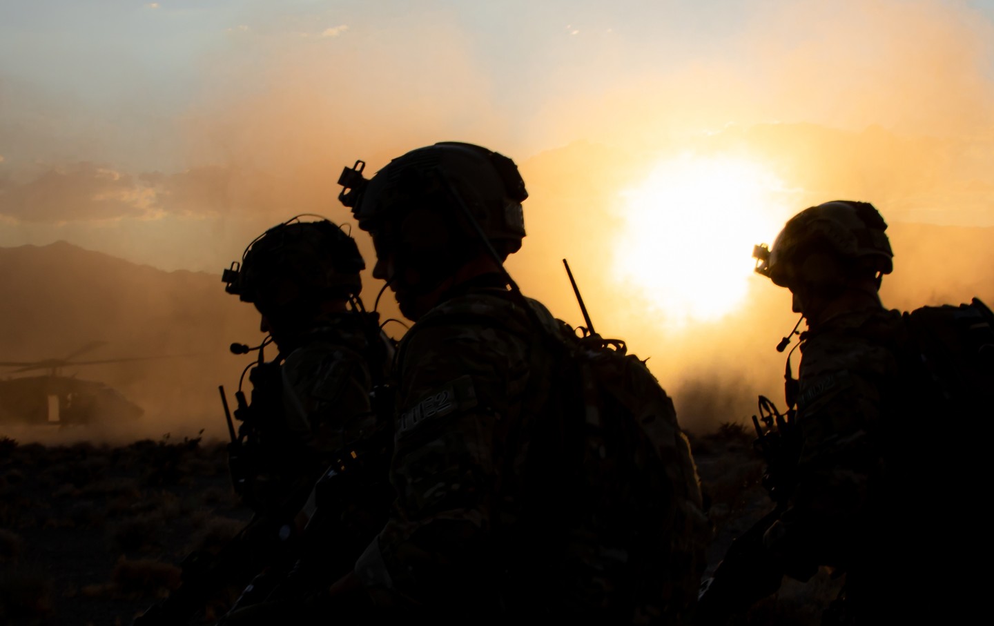 Green Berets at a training in Nevada