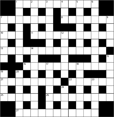 Crossword April 13, Puzzles