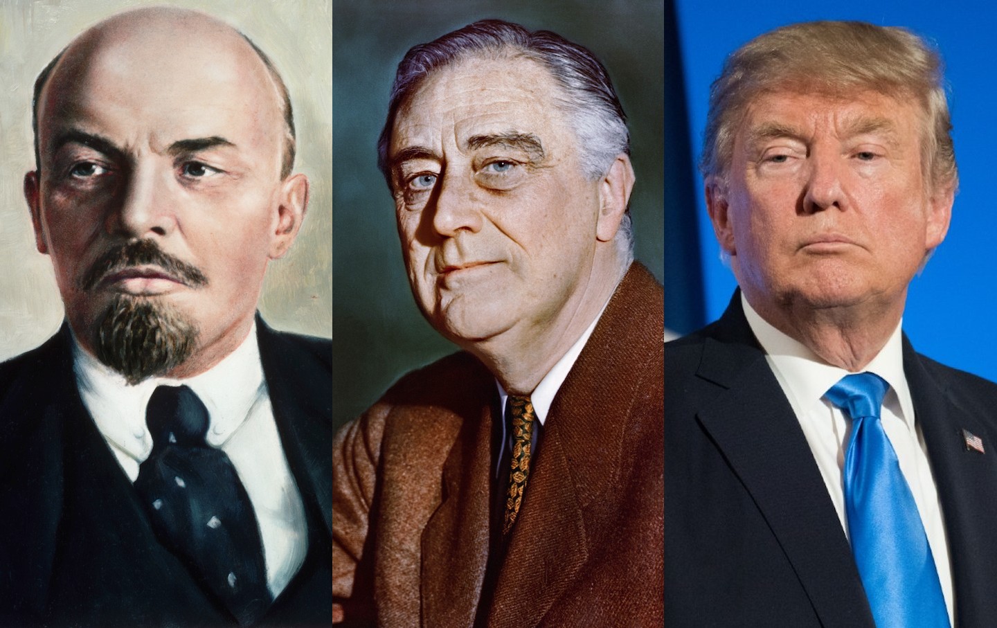 Lenin, FDR and Donald Trump