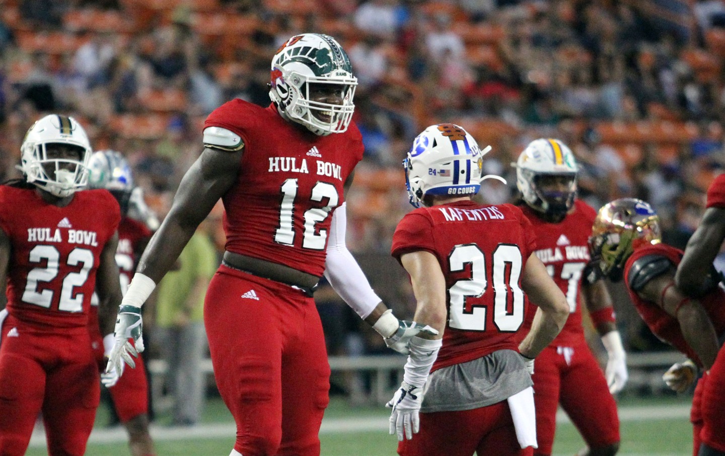 the Newsweek Hula Bowl in Honolulu