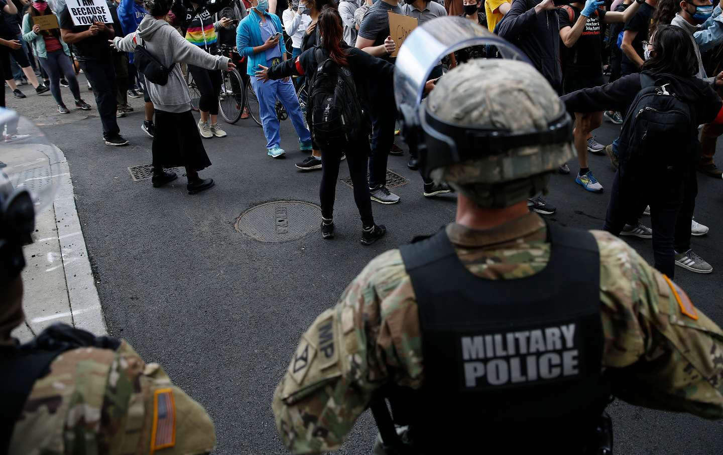 DC National Guard changing vest colors from camo to black for protests