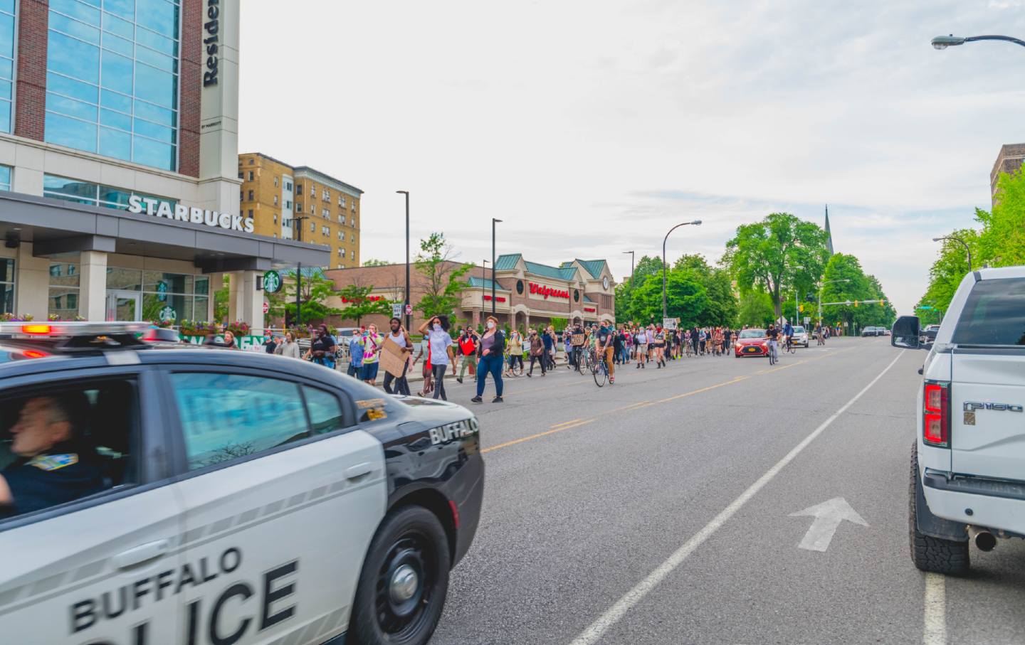 Buffalo protest