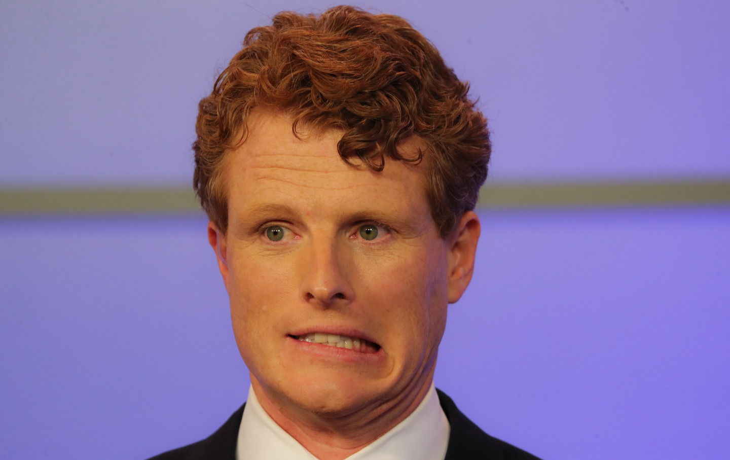 Joe Kennedy grimacing