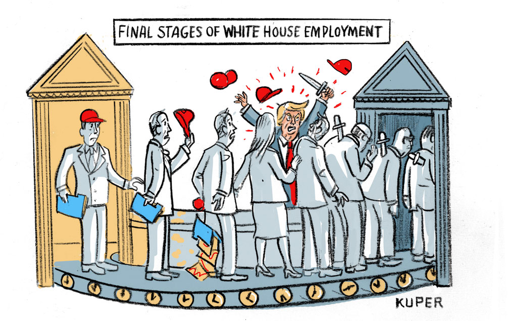 Final Stages of White House Employment