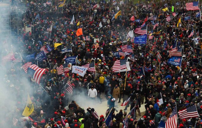 American Riot Crowd