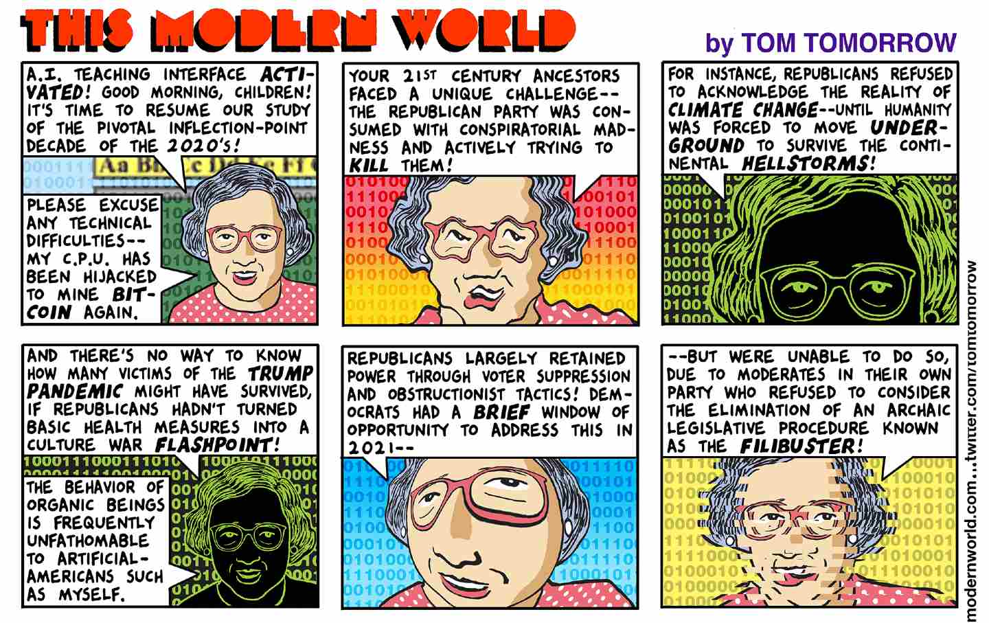 Tom Tomorrow cartoon