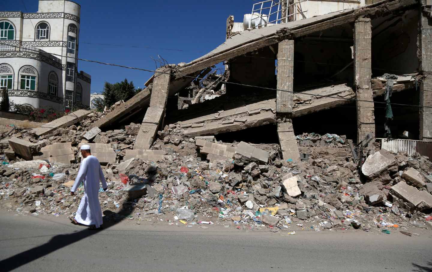 Yemen war destruction