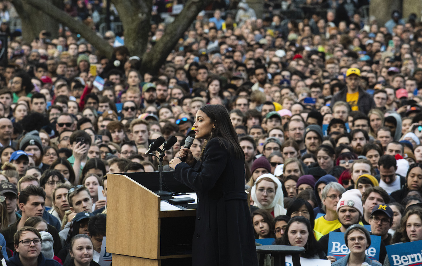 AOC at Sanders rally